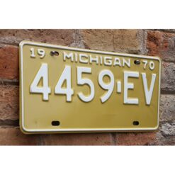 Matrículas Americanas Michigan Año 1970 Basic - Imagen 2