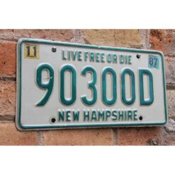 Matrículas Americanas New Hampshire 87 - Imagen 2
