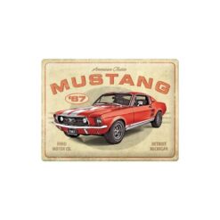Placa decorativa de metal Ford Mustang 67 30x40 cm