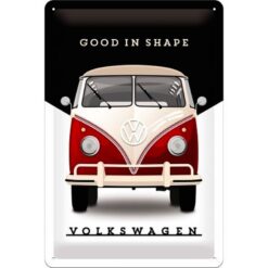 Placa decorativa Volkswagen Good in Shape 20x30 cm