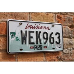 Matrículas Americanas Louisiana 200 Years - Imagen 2