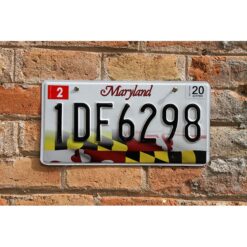 Matrículas Americanas Maryland Serie Año 2016
