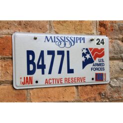 Matrículas Americanas Mississippi Active Reserve - Imagen 2
