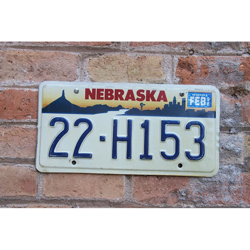 Matrículas Americanas Nebraska Año 1993