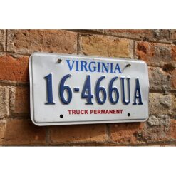 Matrículas Americanas Virginia Truck Permanent - Imagen 2