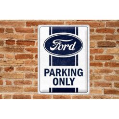 Placa decorativa de metal Ford Parking Only - Imagen 2