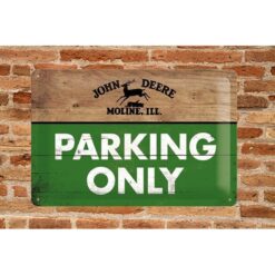 Placa decorativa John Deere Parking Only 20x30 cm - Imagen 2
