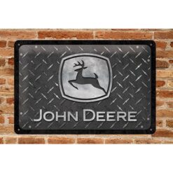 Placa decorativa John Deere Black 20x30 cm - Imagen 2