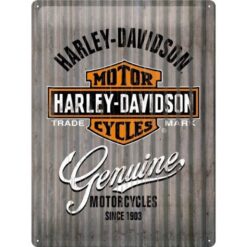 Placa decorativa Harley Davidson Old Logo 30x40 cm