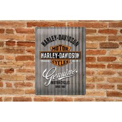 Placa decorativa Harley Davidson Old Logo 30x40 cm - Imagen 2