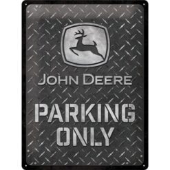 Placa decorativa John Deere Parking Only 30x40 cm
