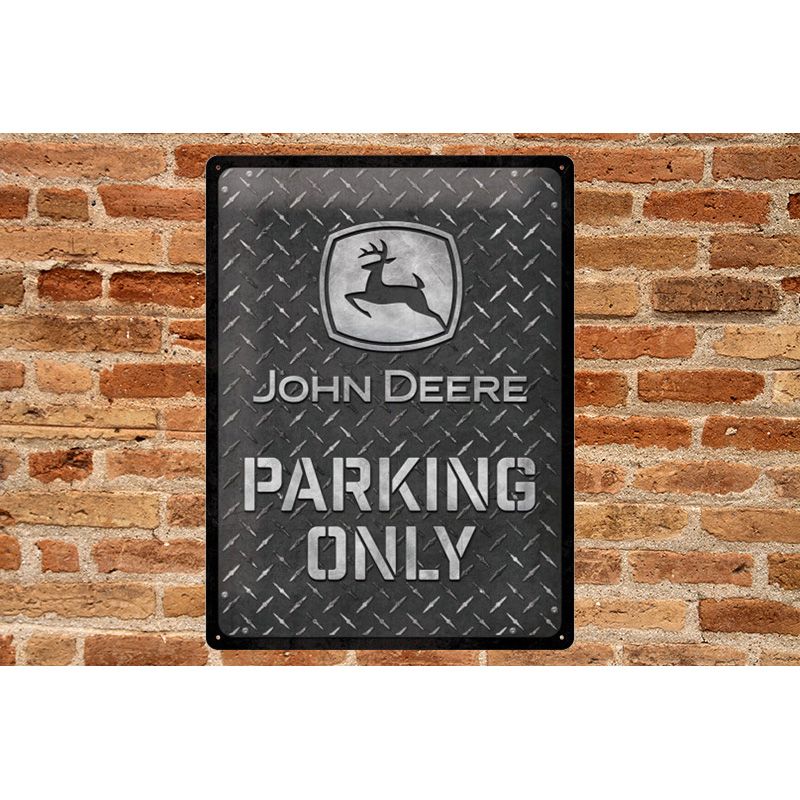 Placa decorativa John Deere Parking Only 30x40 cm - Imagen 2