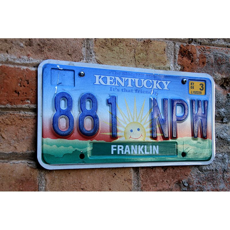 Matrículas Americanas Kentucky Año 2003-2005 - Imagen 2