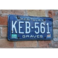 Matrículas Americanas Kentucky Año 1987 - Imagen 2