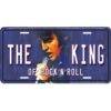 Placa de Matricula Decorativa The King Elvis