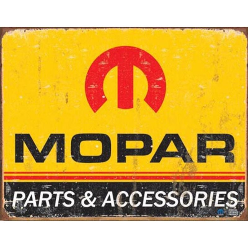 Placa Decorativa Mopar Logo
