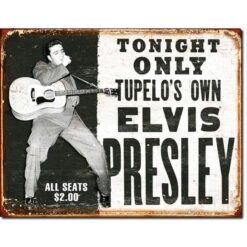 Placa Decorativa Elvis Presley Tupelo