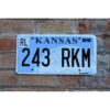 Matrículas Americanas Kansas Año 2007 Plana