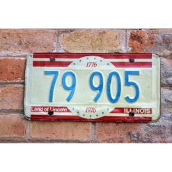Matrículas Americanas Illinois Bicentennial