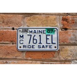Matrículas Americanas Maine Moto
