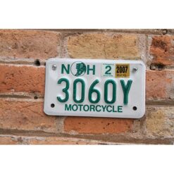 Matrículas Americanas New Hampshire Moto