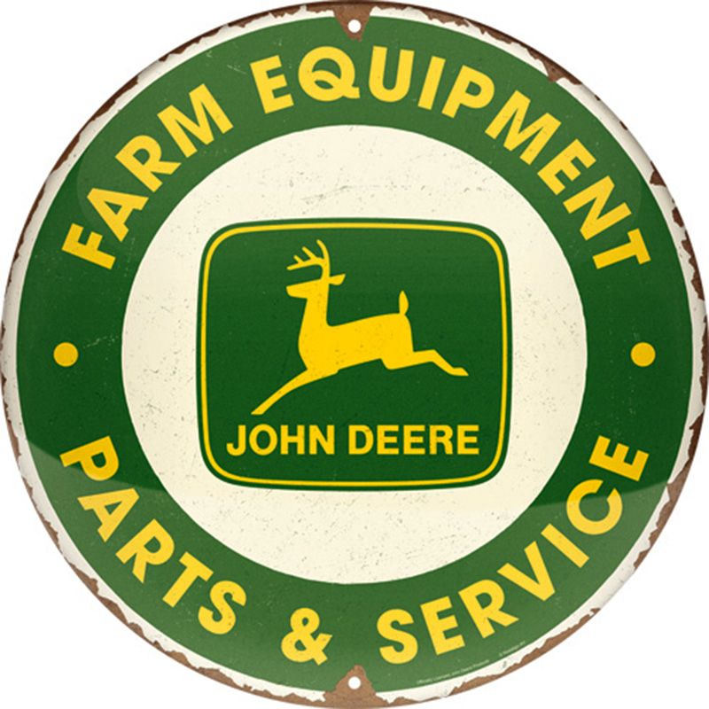 Placa decorativa John Deere Oficial