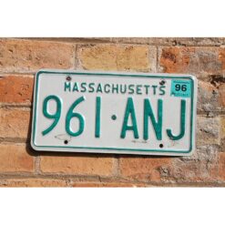 Matrículas Americanas Massachusetts Año 1977 - 1993