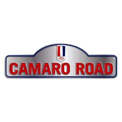 Placa Decorativa Camaro Road