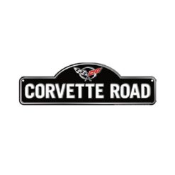 Placa Decorativa Corvette Road