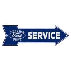 Placa Decorativa Flecha Ford Service