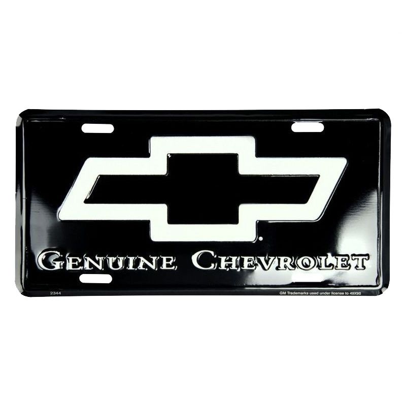 Placa de Matricula Decorativa Chevrolet Genuine