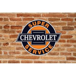 Placa Decorativa Chevrolet Super Service - Imagen 2