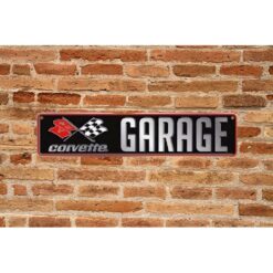 Placa Decorativa Corvette Garage - Imagen 2