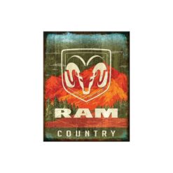 Placa decorativa Ram Country
