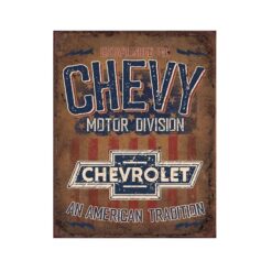 Placa Decorativa Chevi Motor Division