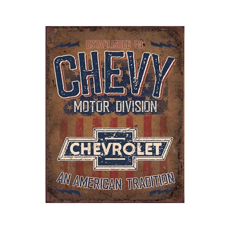Placa Decorativa Chevi Motor Division