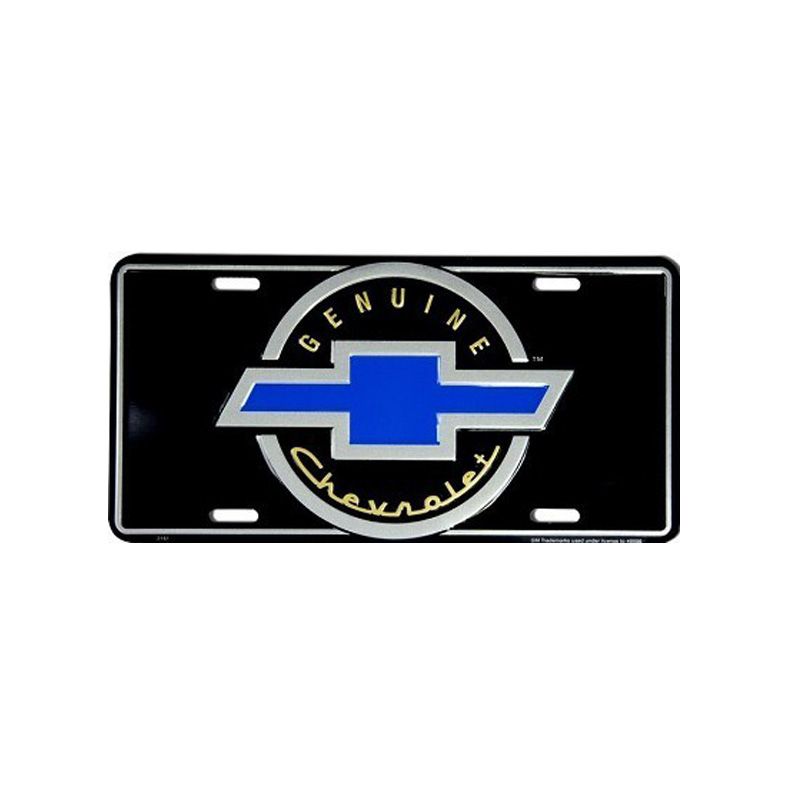 Placa de Matricula Decorativa Chevrolet Genuine