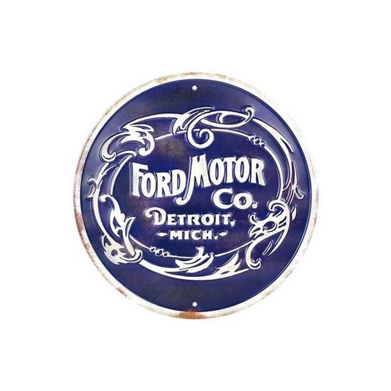 Placa Decorativa Ford Logo Classic
