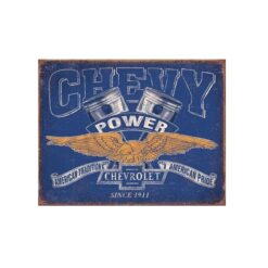 Placa Decorativa Chevi Power