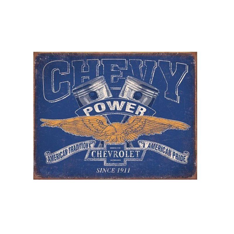 Placa Decorativa Chevi Power