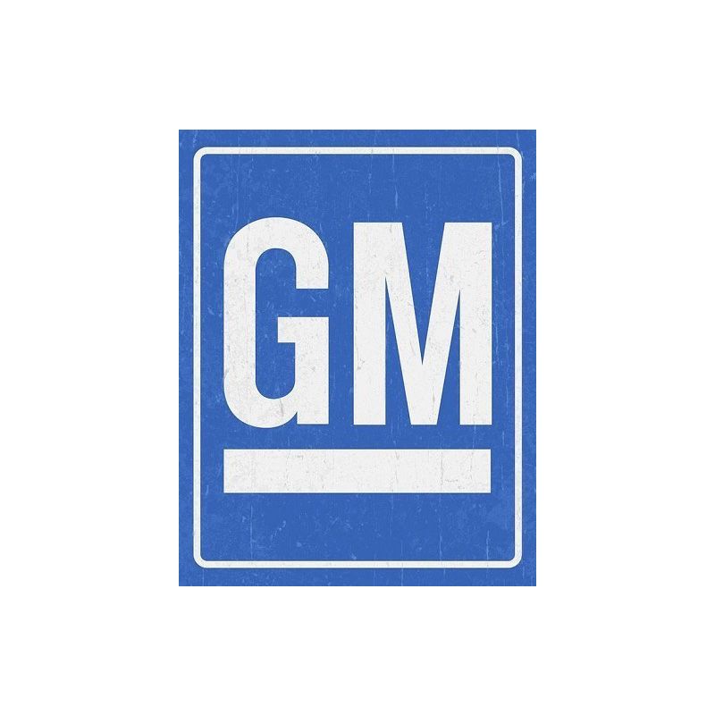 Placa decorativa GM Logo