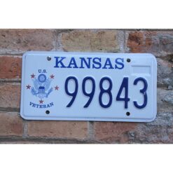 Matrículas Americanas Kansas US Veteran