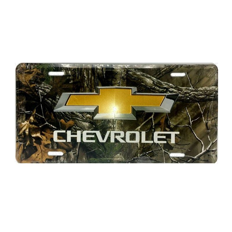 Placa de Matricula Decorativa Chevrolet