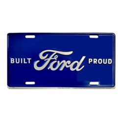 Placa de Matricula Decorativa Ford Built Proud