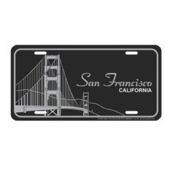 Placa de Matricula Decorativa San Francisco California