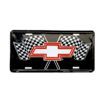 Placa de Matricula Decorativa Chevrolet Flags