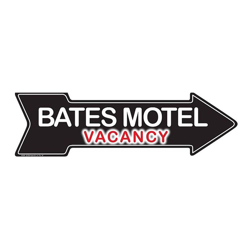 Placa Decorativa Flecha Bates Motel