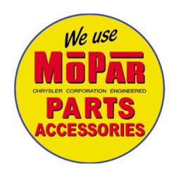 Placa Decorativa We Use Mopar
