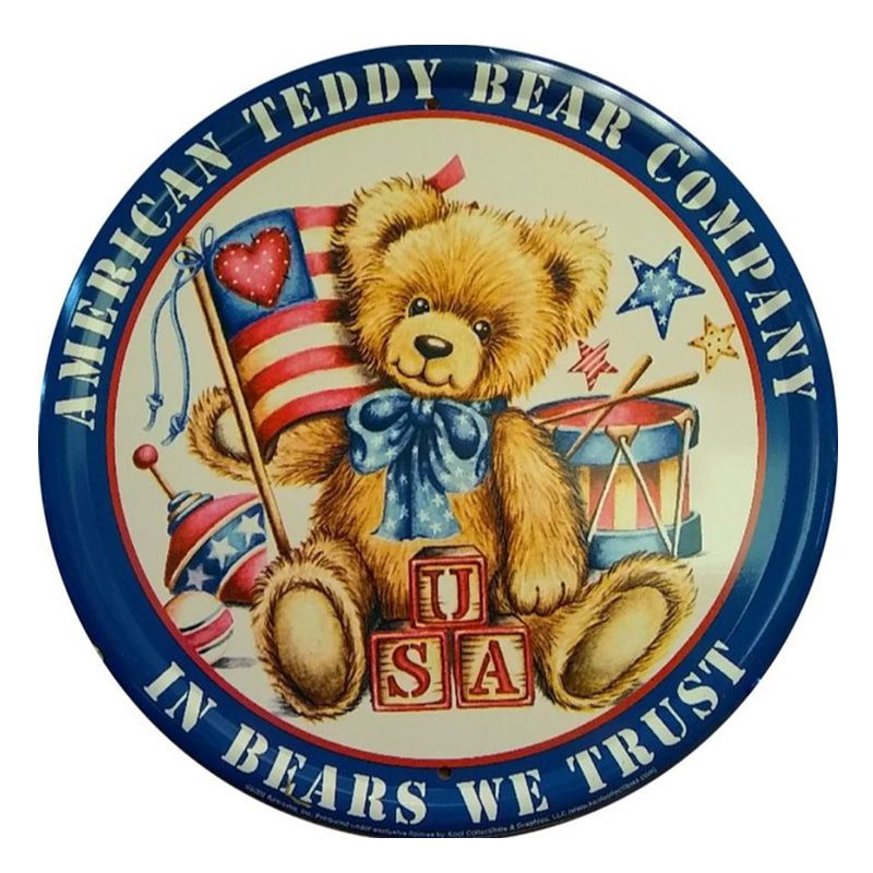 Placa Decorativa American Teddy Bear