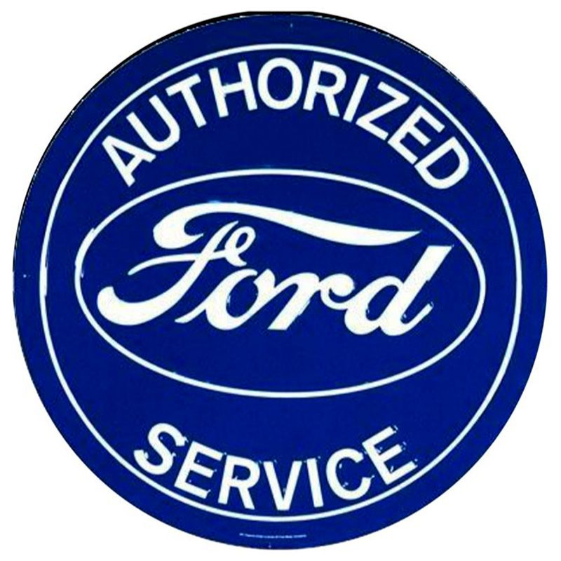 Placa Decorativa Ford Servicio Autorizado